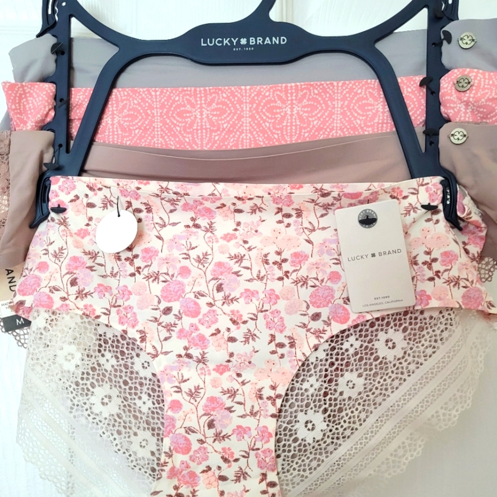 Lucky Brand Hipster Panties Size M Pack of 4